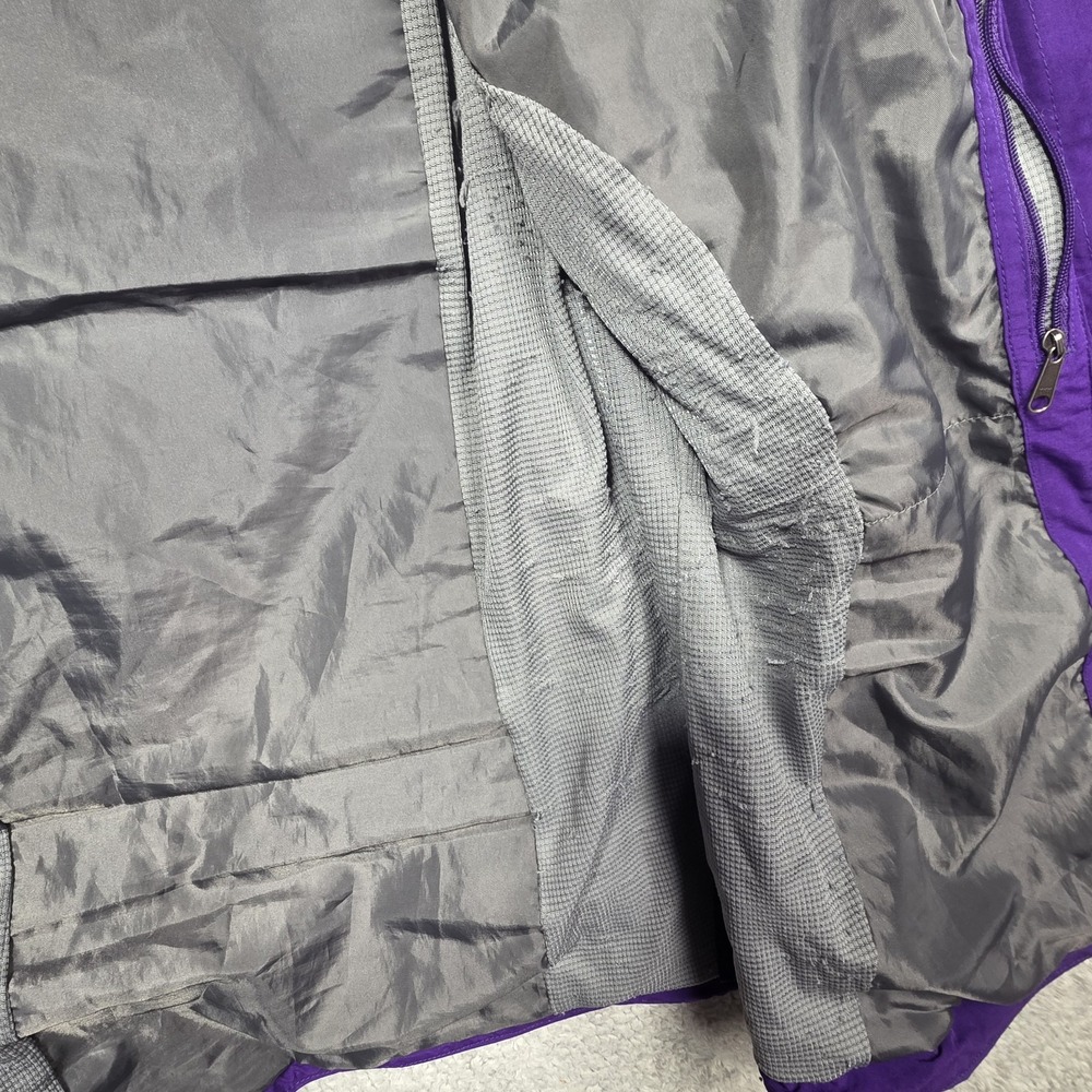 Women Marmot Lightweight Windbreaker Full‎ Zip Jacket Eize Large Purple Coat - Picture 6 of 11